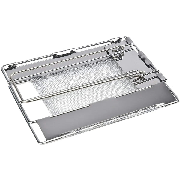 Camping Stainless Steel Folding Gauze Camp Toaster