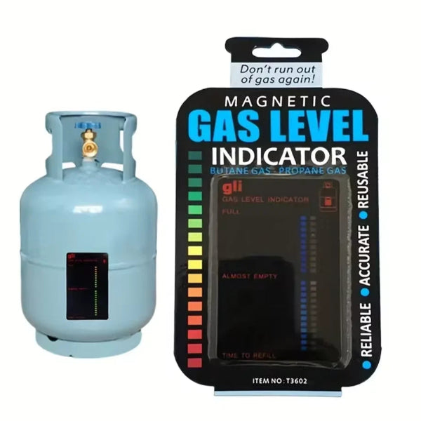 Magnetic Gas Bottle Level Indicator - Reusable