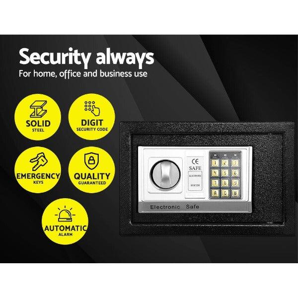 Electronic Safe Digital Security Box 8.5L - Leisure Outdoors