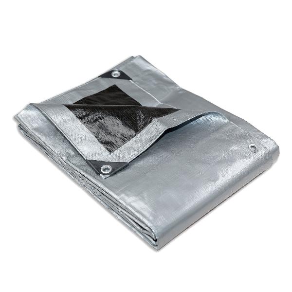 Heavy Duty Silver Tarp Tarpaulin 4.9m x 6.1m
