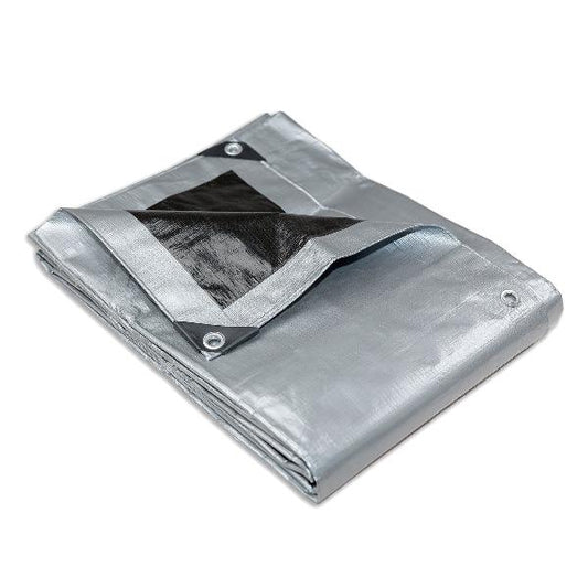 Heavy Duty Silver Tarp Tarpaulin 6.1m x 9.1m