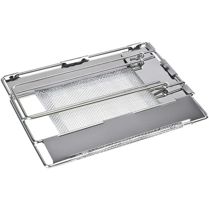 Camping Stainless Steel Folding Gauze Camp Toaster