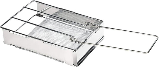 Camping Stainless Steel Folding Gauze Camp Toaster