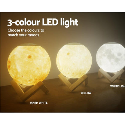 Aroma Aromatherapy Humidifier Purifier Diffuser LED nightlight Moon Lamp - Leisure Outdoors
