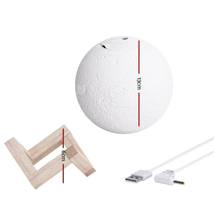 Aroma Aromatherapy Humidifier Purifier Diffuser LED nightlight Moon Lamp - Leisure Outdoors