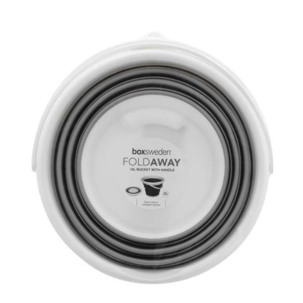 Camping / Caravan Collapsible Silicone 10 Litre Bucket - Leisure Outdoors