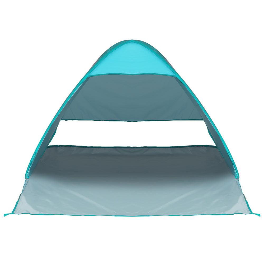 Pop Up Beach Tent Camping Hiking 3 Person Sun Shade Fishing Shelter - Leisure Outdoors