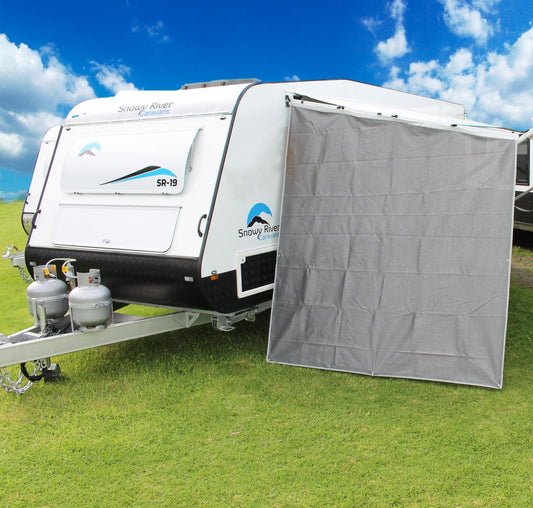 Rv Privacy Screen Mesh Sun Shade - End Wall - Leisure Outdoors