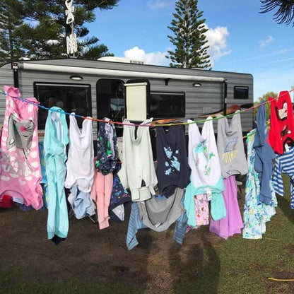 Slide n' Dry Pegless Camping Clothesline - Rainbow - Leisure Outdoors